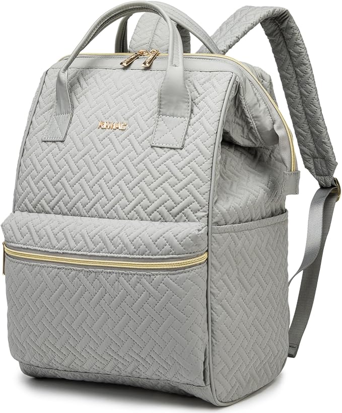 Kinmac Wide Open Style Laptop Backpack Large Capacity Travel College Backpack by Kinmac