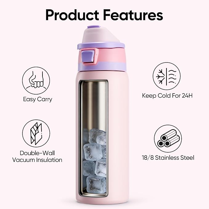 Fijinhom 32 oz Insulated Water Bottle - Image 6