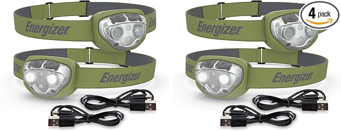 Energizer PRO-400 Headlamp Rechargeable, IPX4 Water Resistant Rechargeable by Energizer