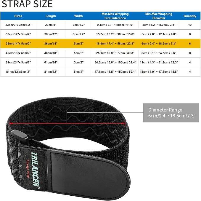 Trilancer Elastic Cinch Straps - Image 3