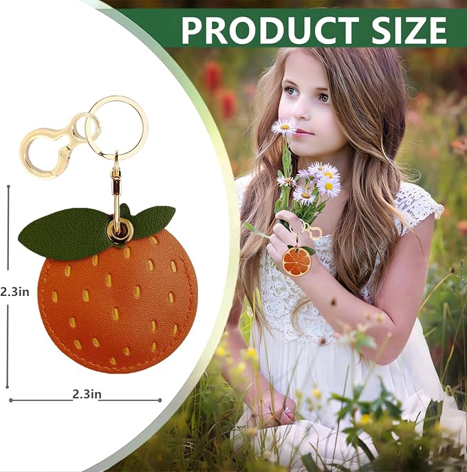 Leather Keychain Holder Case Compatible - Image 2
