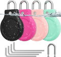 for AirTag Holder with 304 U-Shaped Lock, 4 Pack IPX8 Waterproof PC Hard Case by HOME