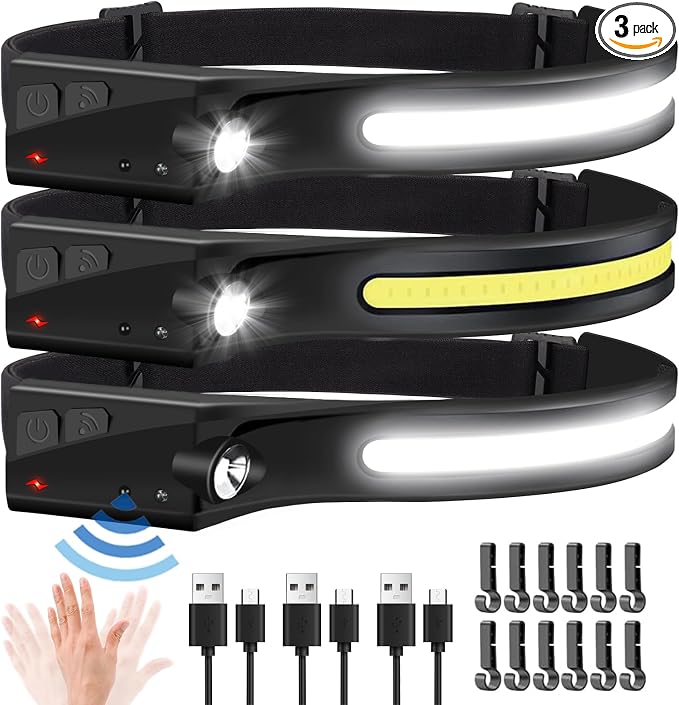 EGUKU Headlamp Rechargeable, Camping Hiking by EGUKU