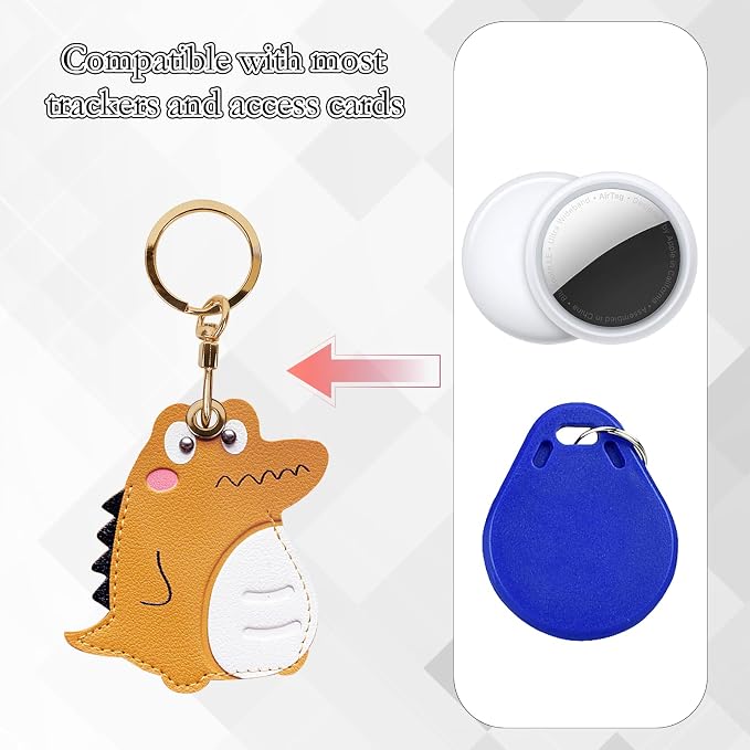 Leather Keychain Case Holder Compatible - Image 4