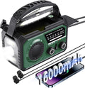 16000mAh Emergency Weather Radio, AM/FM/NOAA Weather Alert Radio Hand by Unknown
