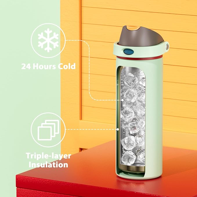 24 oz Insulated Water Bottle - Image 4