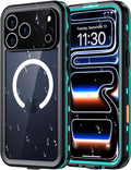 Red2Fire for iPhone 17 Pro Case Waterproof, Phone Case 6.3" Blue/Clear by Red2Fire