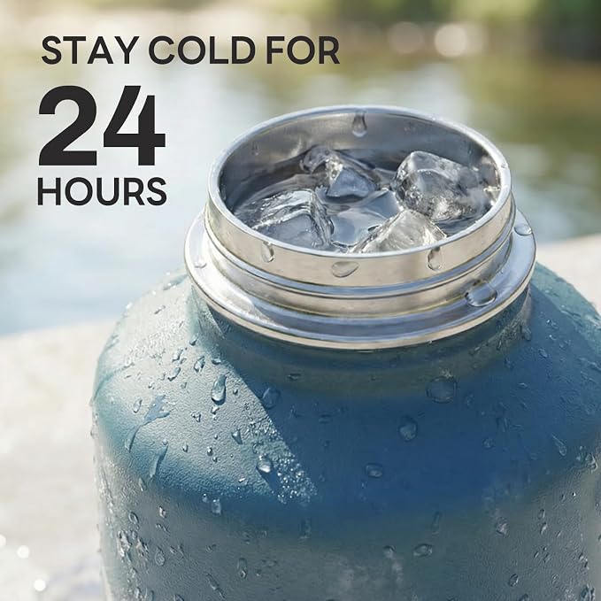 Navigate 64 oz Insulated Stainless Steel Sports Water Bottle - Image 5