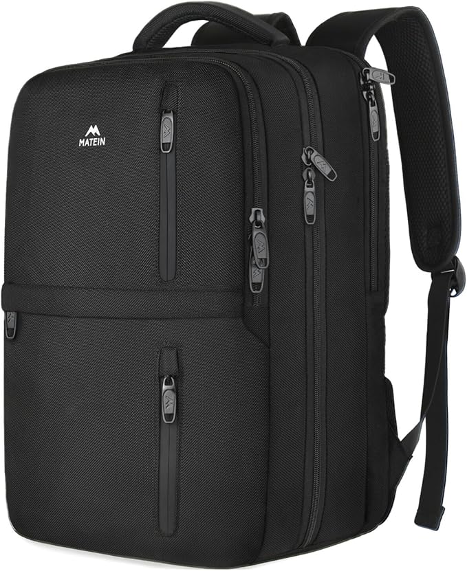 MATEIN Carry on Backpack, 40L Flight Approved Large Travel Laptop Backpack by MATEIN
