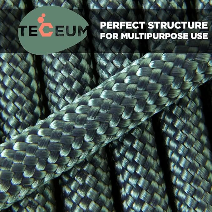 TECEUM 5/32" Paracord Rope 1000 – 1000ft / 200ft / 100ft / 50ft – Tactical - Image 5