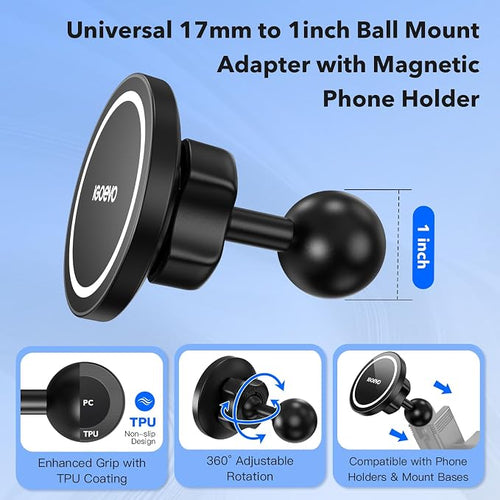 1-Inch B Size Ball Magnetic Phone Mount – Compatible - Image 2