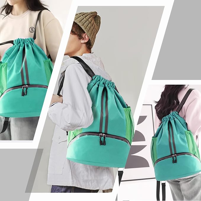 Hoedia Sports Drawstring Backpack - Image 8
