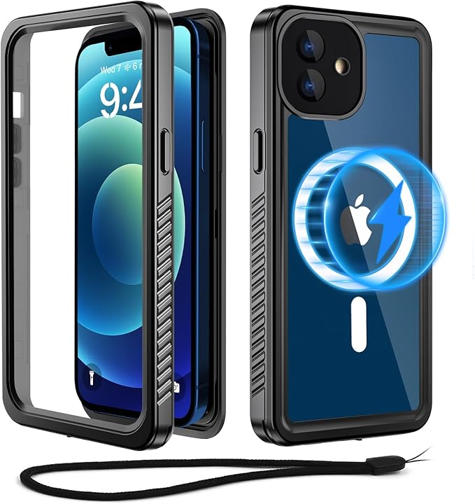 Beeasy for iPhone 12 Waterproof Case Compatible by Beeasy