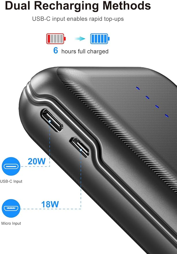 Portable Charger, 30000mAh 22.5W Fast Charging Power Bank - Image 3