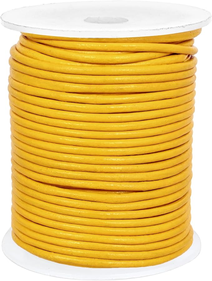 GENIQUE Real/Genuine Round Leather String Cord - Image 3