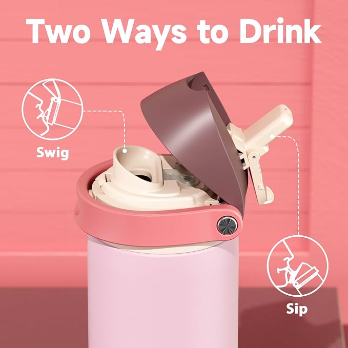 24 oz Insulated Water Bottle for Sports: Meoky Stainless Steel Water Bottle - Image 3