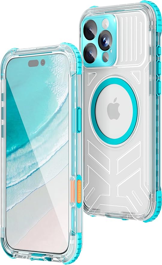 WIFORT for iPhone 16 Pro Waterproof Case, Fit for Magsafe Full Body Magnetic by WIFORT