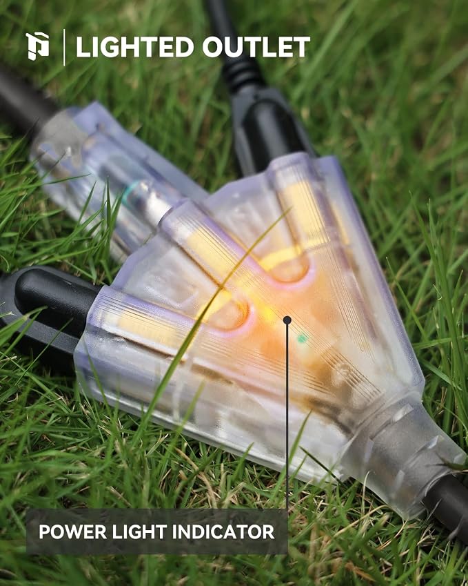 PLUGTUL 3FT GFCI Extension Cord - Image 6