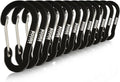 Booms Fishing CC1 Multi-Use Carabiner Clip, 6 Pack Small Caribeener Clips by BoomsFishing