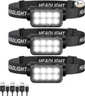 Sogdeco Rechargeable Headlamp Flashlight, 8 LED 2500LM Ultra-Light Bright by Sogdeco