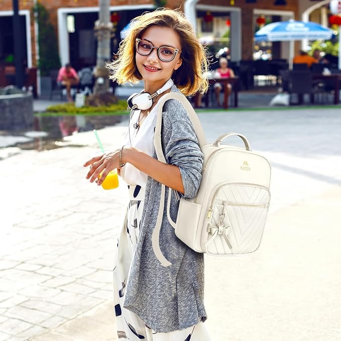 MATEIN Cute Backpacks for Women, Mini Stylish Daypack Purse, Waterproof - Image 2
