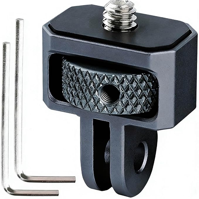 Aluminum Camera Tripod Adapter 1/4"-20 Conversion Adapter Mounts Compatible by duwuzest
