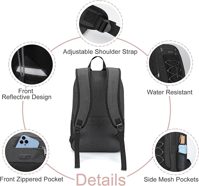 MAXTOP Travel Backpack Laptop Back Pack College Bookbag Anti-theft Backpacks - Image 3