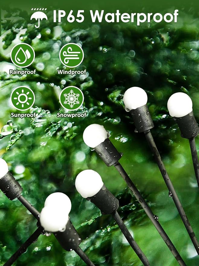 2026 Upgraded Solar Lights Outdoor, 10 Pack Solar Garden Lights - Image 4