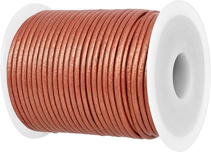 GENIQUE Real/Genuine Round Leather String Cord by GENIQUE
