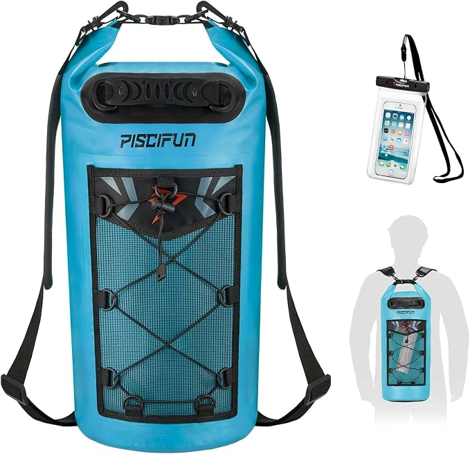 Piscifun Dry Bag, Waterproof Floating Backpack 10L/20L/30L/40L by Piscifun