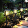 Greluna Solar Lights Outdoor, 12 Pack 3000K Waterproof Auto On/Off Solar by Greluna