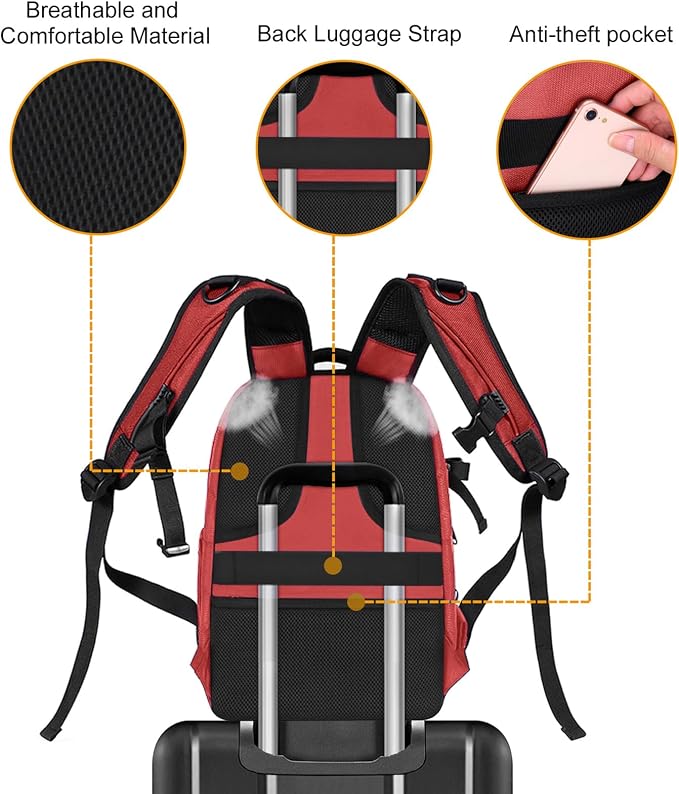 MOSISO Camera Backpack, DSLR/SLR/Mirrorless Photography Camera Bag 15-16 inch - Image 8