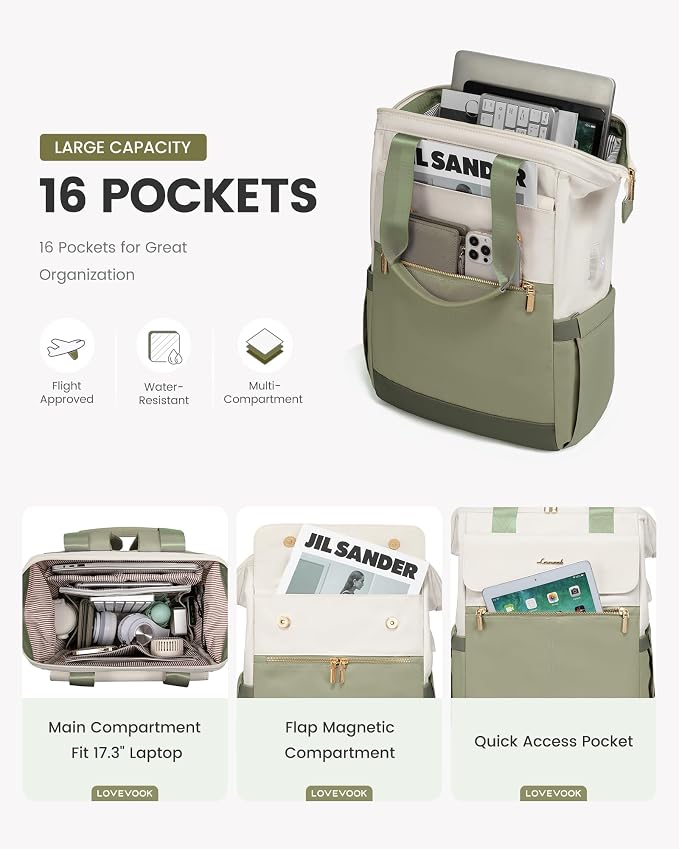 LOVEVOOK 17.3 Inch Laptop Backpack - Image 2