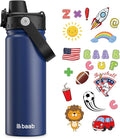 baab 18oz Kids Water Bottle, Insulated Kids Water Bottle by baabKidWatterBottle