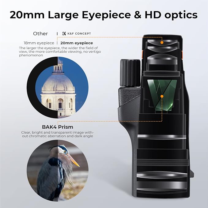 K&F Concept® 12X50 Monocular Telescope - Image 2