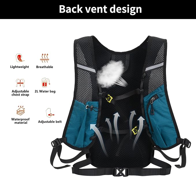 DOJUNS Hiking Backpack Lightweight Travel Backpack 20L Waterproof Hiking - Image 3