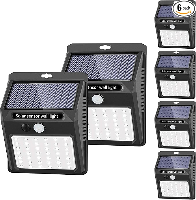 Solar Lights Outdoor, Solar Security Lights Solar Motion Sensor Lights by sezac
