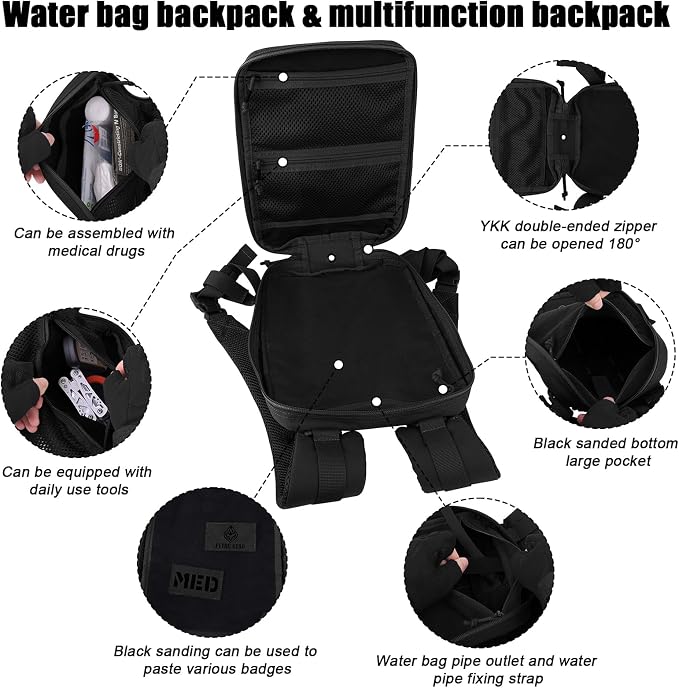 PETAC GEAR Tactical Molle Hydration Pack - Image 5