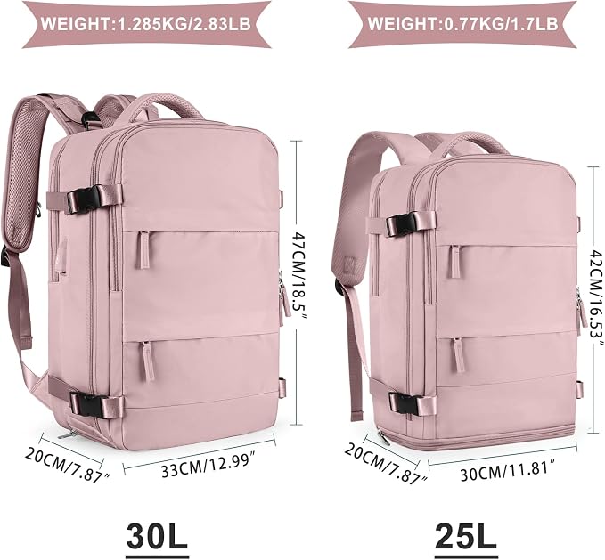 coowoz Travel Backpack For Women Men, Carry On Backpack, Hiking Backpack - Image 4