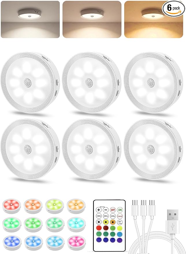 Under Cabinet Lighting, LED Puck Lights by Unknown