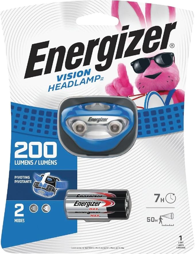 Energizer LED Headlamp Flashlight, Super Bright, Compact Sport Head Lamp by Energizer