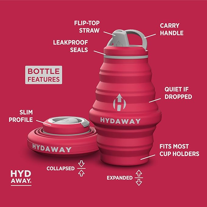 HYDAWAY 17oz Collapsible Water Bottle - Image 5