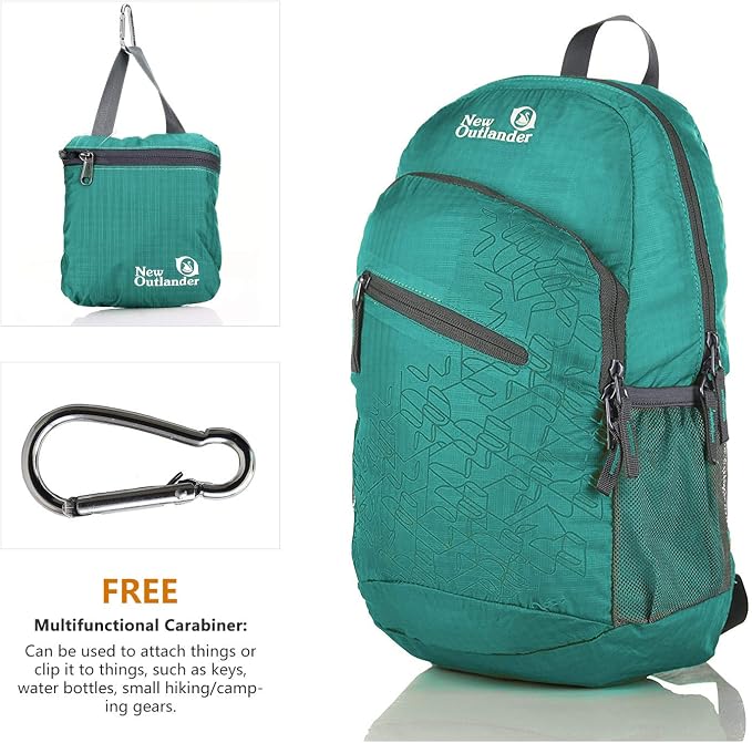 Outlander 20L/33L- Most Durable Packable Lightweight Travel Hiking Backpack - Image 2