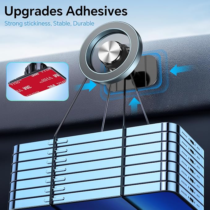 Kaistyle for Magsafe Car Mount【20 Strong Magnets】Magnetic Phone Holder for Car - Image 5
