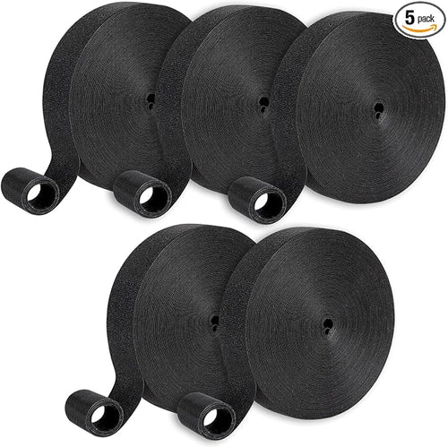 1/2In x 500Ft Reusable Cable Ties Hook and Loop Roll | Tie Down Straps by LoopStraps