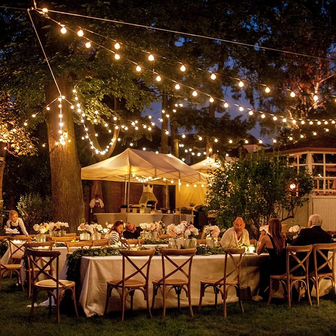 Zuske Outdoor String Lights, 50FT Patio Lights Outdoor Waterproof - Image 6