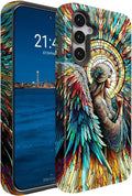 Compatible for Samsung Galaxy S25 Ultra 5G Case, Dual Layer Heavy Duty 2 in 1 by BSMOSPER