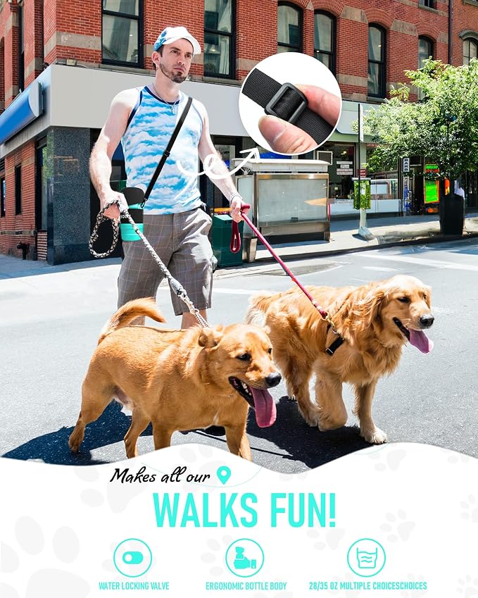 lesotc Dog Water Bottle, Portable Water Dispenser - Image 3