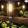 NEWMESSI 8 Pack Solar Pathway Lights Outdoor IP65 Waterproof Super Brightness by NEWMESSI
