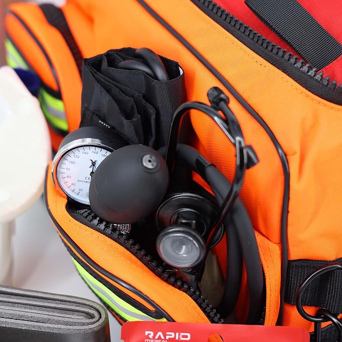 Lightning X Fully Stocked X-Tuff Modular Oxygen Trauma Bag w/Removable - Image 7